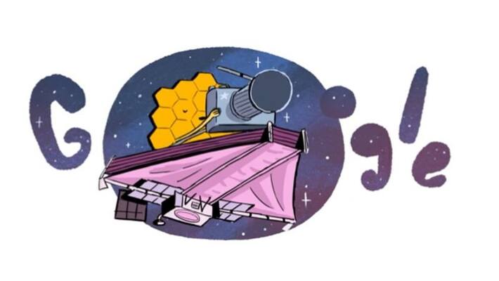 Google Doodle celebrates NASA James Webb Space Telescope s deepest photo of universe Check out gcw Google Doodle celebrates NASA James Webb Space Telescope s deepest photo of universe Check out gcw