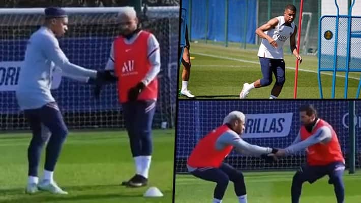 Psg Fans Convinced Neymar Snubbed Mbappe To Train With Messi As Video Goes Viral