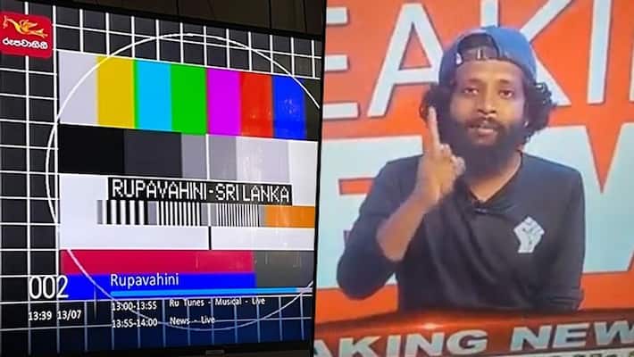 FACT CHECK Did protesters take over anchoring duties at Sri Lankan Govt's Rupavahini snt FACT CHECK Did protesters take over anchoring duties at Sri Lankan Govt's Rupavahini snt
