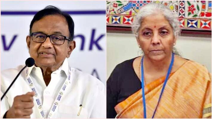 Congress leader P Chidambaram slams Nirmala Sitharaman over retail inflation, says FM doesn't see 'red' - adt Congress leader P Chidambaram slams Nirmala Sitharaman over retail inflation, says FM doesn't see 'red' - adt