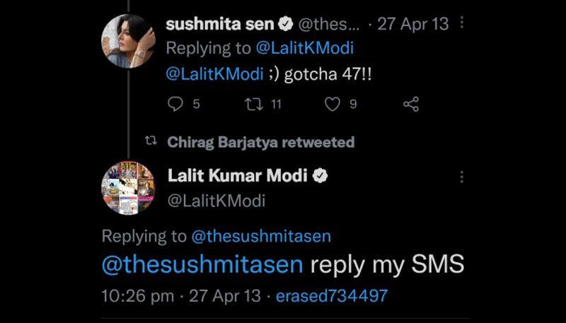 lalit modi asking susmita sen to reply  his sms viral this old tweet bsm  
