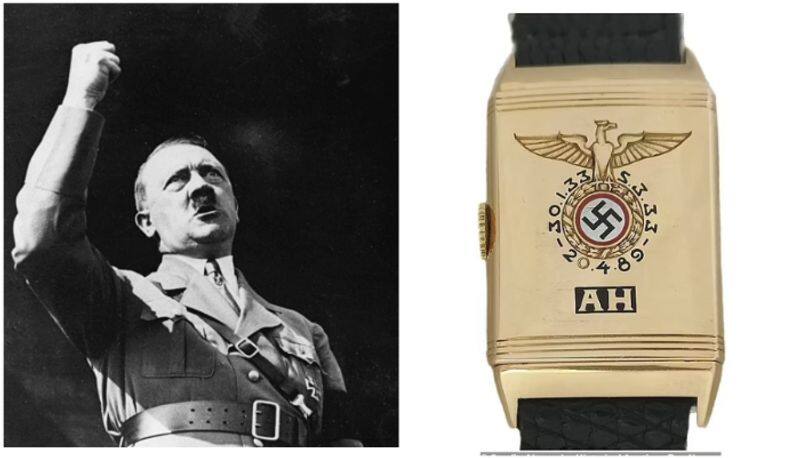 Hitlers watch from Adolf sold for over 1 million dollar in a contentious auction.