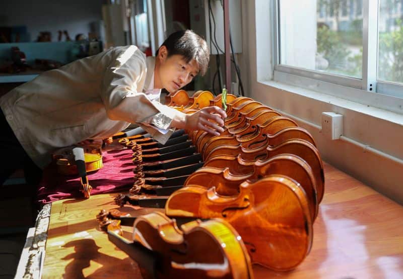Tale of Huangqiao city Chinas hometown of violin