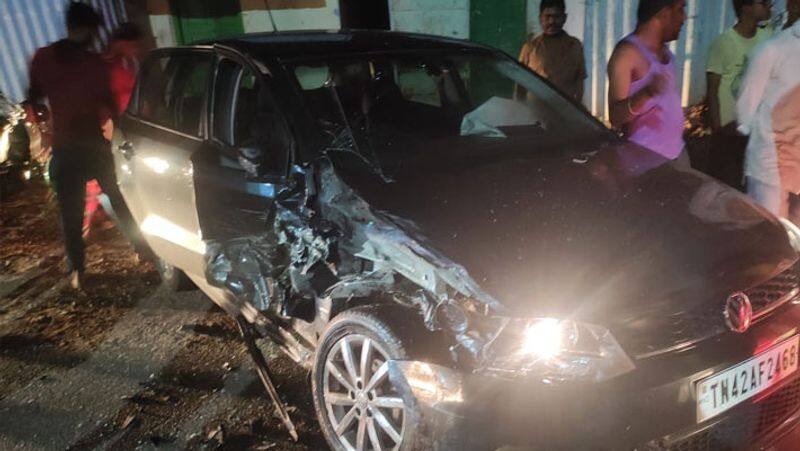 injured couple in the accident...minister senthil balaji rescued in coimbatore 