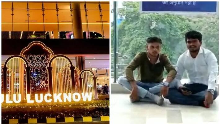 Two arrested for reciting Hanuman Chalisa inside Lucknow Lulu Mall Two arrested for reciting Hanuman Chalisa inside Lucknow Lulu Mall