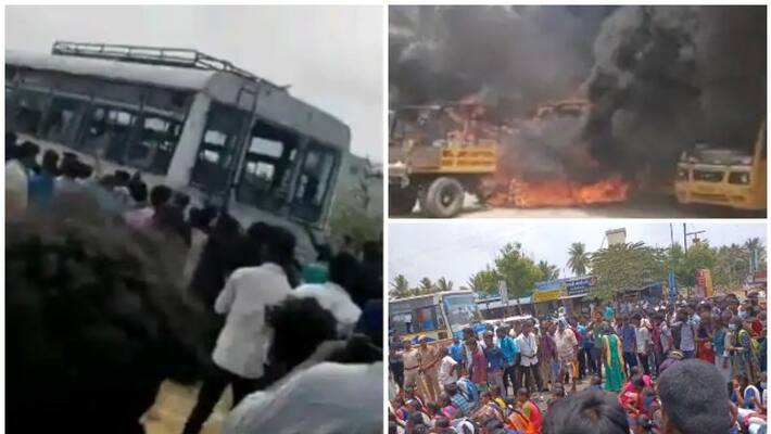 Tamil Nadu Student death 250 persons were arrested over kallakurichi protest Tamil Nadu Student death 250 persons were arrested over kallakurichi protest