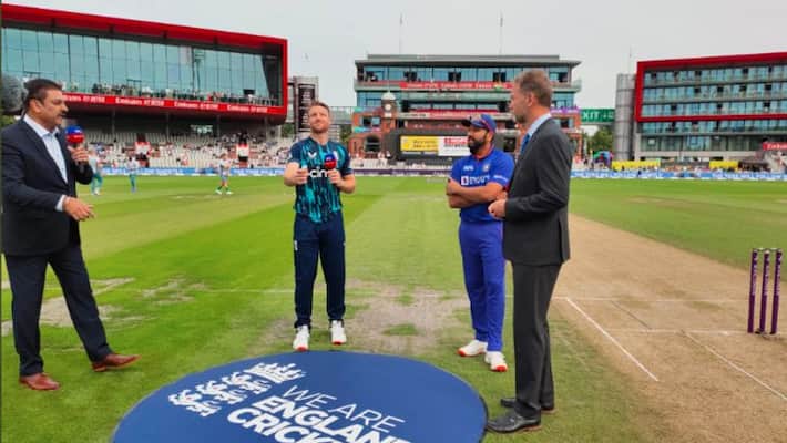 India vs England 2022 Rohit Sharma win toss and decided bowl first in 3rd odi against england at manchester spb India vs England 2022 Rohit Sharma win toss and decided bowl first in 3rd odi against england at manchester spb