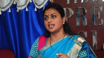 Minister Roja serious on Pawan Kalyan and Chandrababu AKP VJA Minister Roja serious on Pawan Kalyan and Chandrababu AKP VJA