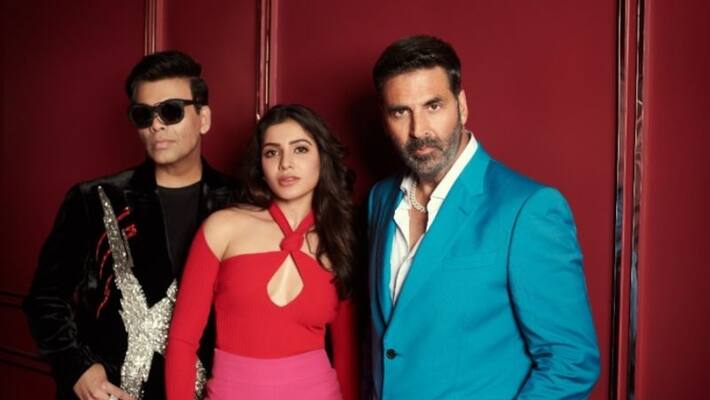 Samantha Ruth Prabhu entered Koffee with Karan in the arms of Akshay Kumar anbsd Samantha Ruth Prabhu entered Koffee with Karan in the arms of Akshay Kumar anbsd