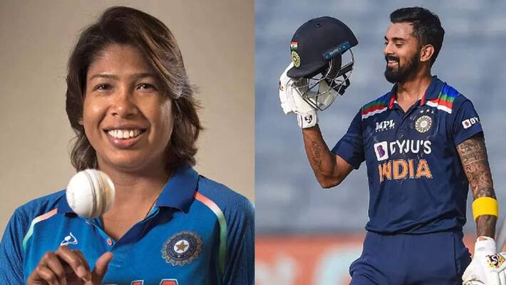 Watch Video Indian vice captain KL Rahul facing Jhulan Goswami Watch Video Indian vice captain KL Rahul facing Jhulan Goswami