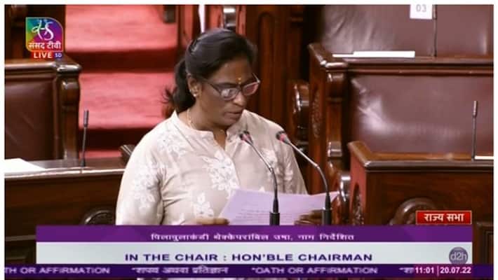 P T Usha sworn in as Rajyasabha MP, says will do best for sports P T Usha sworn in as Rajyasabha MP, says will do best for sports