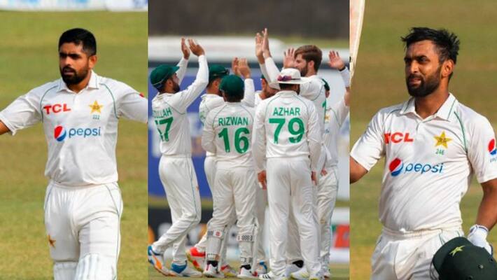 Pakistan vs Sri Lanka 2022 Pakistan beat Sri Lanka by 7 wickets in 1st test at the galle spb Pakistan vs Sri Lanka 2022 Pakistan beat Sri Lanka by 7 wickets in 1st test at the galle spb