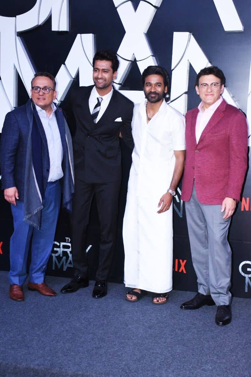 The Gray Man Mumbai Premiere: Dhanush And Russo Brothers Arrive In Style