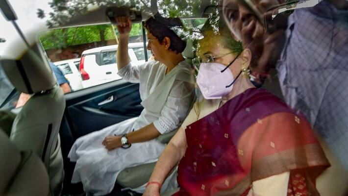 Sonia Gandhis Questioned by ED For Three Hours Sonia Gandhis Questioned by ED For Three Hours