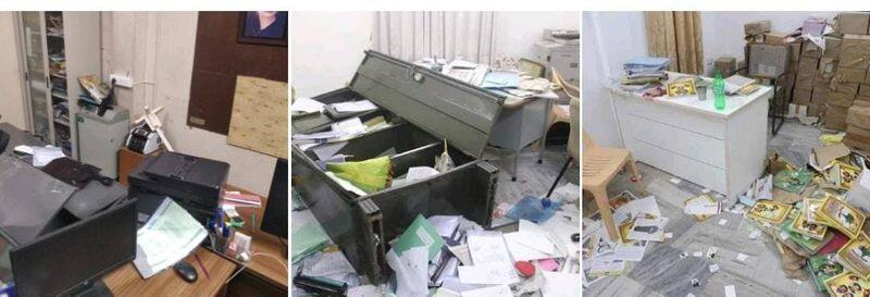 AIADMK head's office ransacked...Case registered against OPS. 