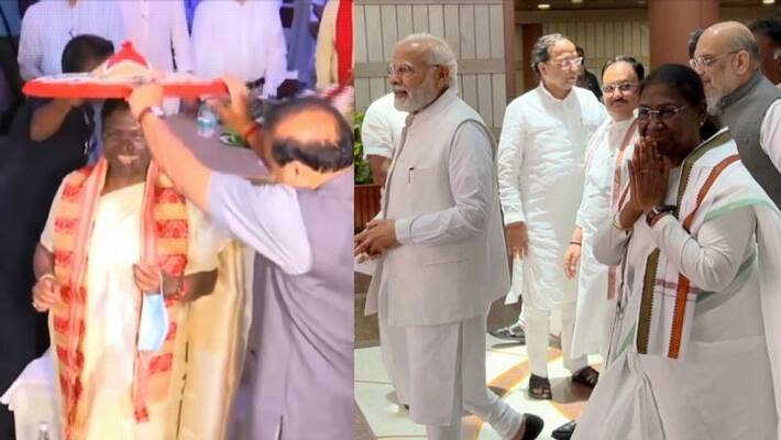 Draupadi becomes first President from Tribal society, Creates history Draupadi becomes first President from Tribal society, Creates history