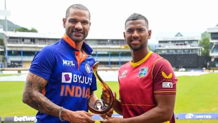India vs West Indies 2022 Nicholas Pooran won toss and decided to bowl first against India in 1st odi spb India vs West Indies 2022 Nicholas Pooran won toss and decided to bowl first against India in 1st odi spb
