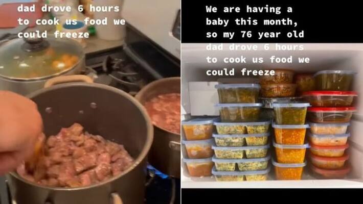 father cooks food for pregnant daughter father cooks food for pregnant daughter