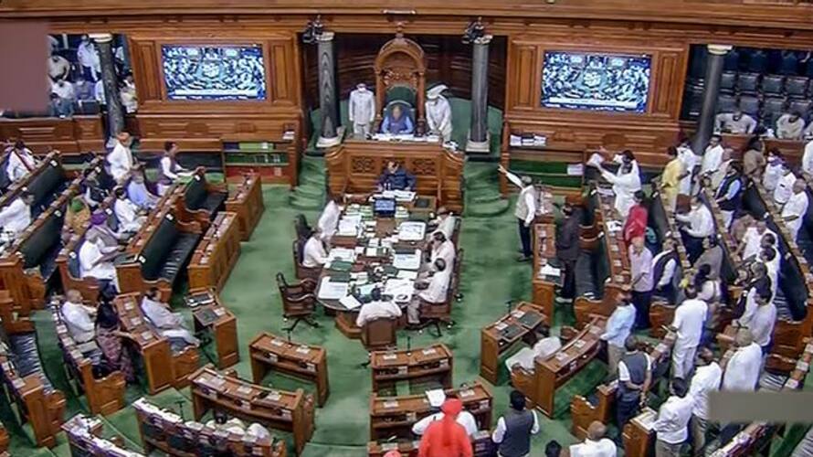 Lok Sabha was suspended for the day: opposition demands discussion on the Adani issue Lok Sabha was suspended for the day: opposition demands discussion on the Adani issue