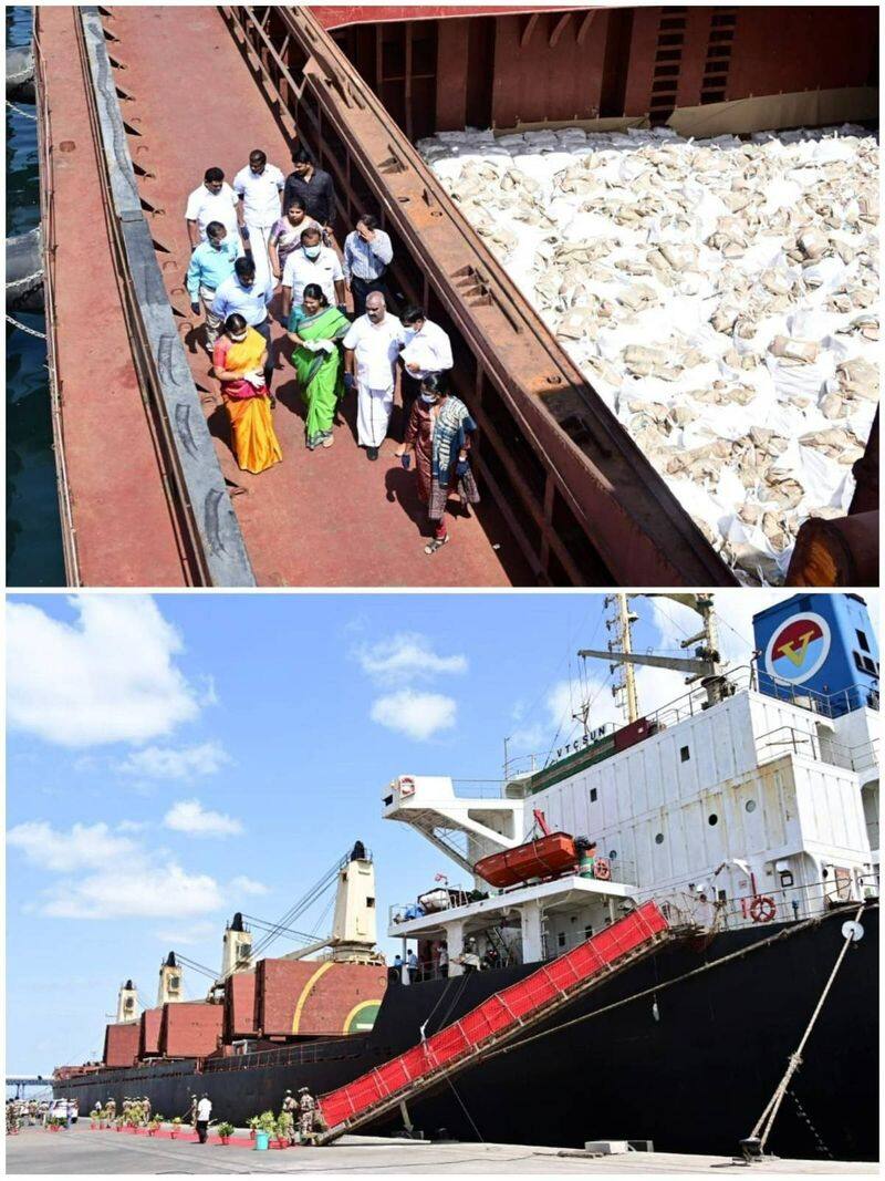 Sending relief goods worth Rs.74 crore to Sri Lanka