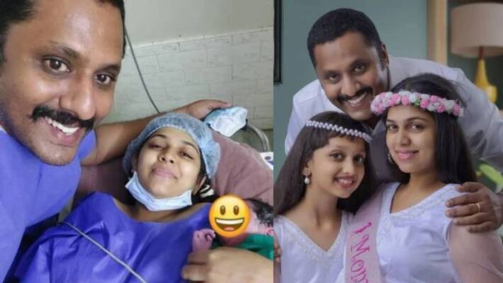 Actress Anjali Nair and husband Ajith Raju welcomes baby girl Actress Anjali Nair and husband Ajith Raju welcomes baby girl