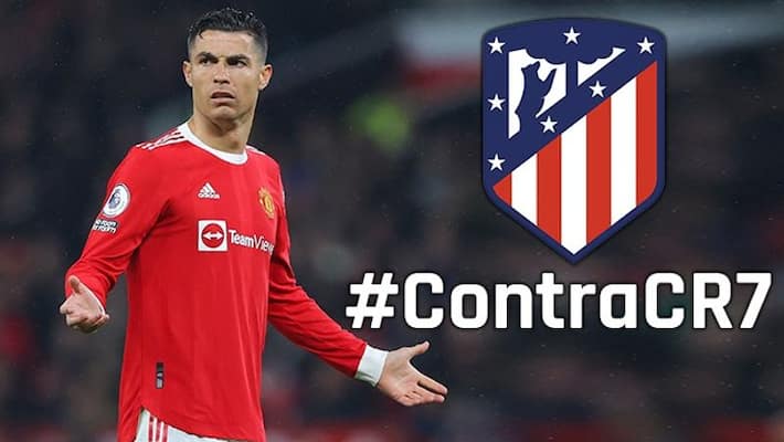 football #ContraCR7 Angry Atletico Madrid fans unite to stop club from signing Cristiano Ronaldo Manchester United snt football #ContraCR7 Angry Atletico Madrid fans unite to stop club from signing Cristiano Ronaldo Manchester United snt