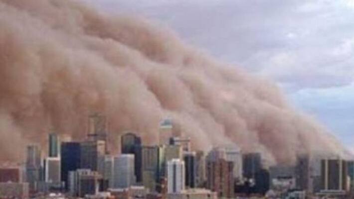 Sandstorm in china Sandstorm in china