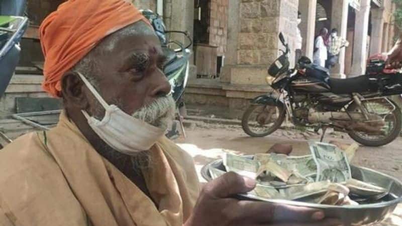 A beggar who gave Rs.10,000 to the relief of Sri Lankan Tamils