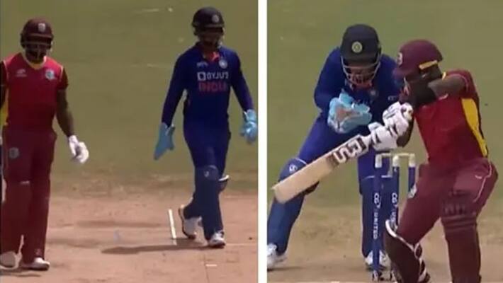 Watch Video Sanju Samson stumping against West Indies Watch Video Sanju Samson stumping against West Indies