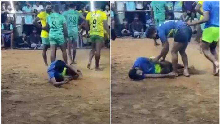 Tamil Nadu kabaddi player Vimalraj died of heart attack during the match spb Tamil Nadu kabaddi player Vimalraj died of heart attack during the match spb