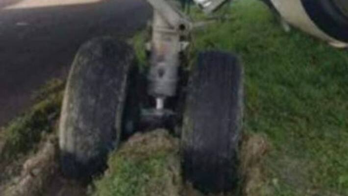 IndiGo Flight Skids Off Runway During Takeoff in Assam IndiGo Flight Skids Off Runway During Takeoff in Assam