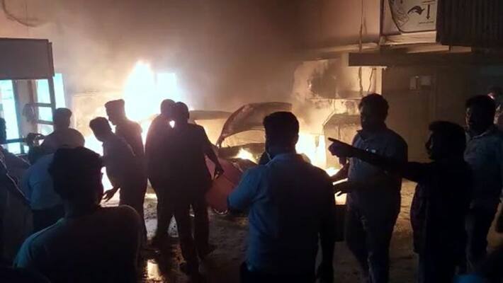 fire accident in hyundai car service center in vijayawada fire accident in hyundai car service center in vijayawada