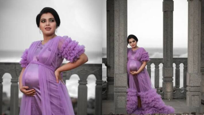 Actor Mrudula Vijay share her Maternity photoshoot Actor Mrudula Vijay share her Maternity photoshoot