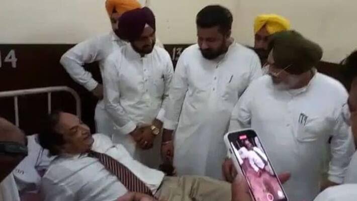 punjab health minister forced vc dr raj bahadur to lie down on dirty mattress ash punjab health minister forced vc dr raj bahadur to lie down on dirty mattress ash