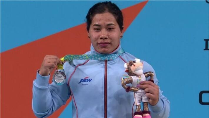 Commonwealth Games 2022 Bindyarani Devi won Silver In Womens 55kg Weightlifting Commonwealth Games 2022 Bindyarani Devi won Silver In Womens 55kg Weightlifting