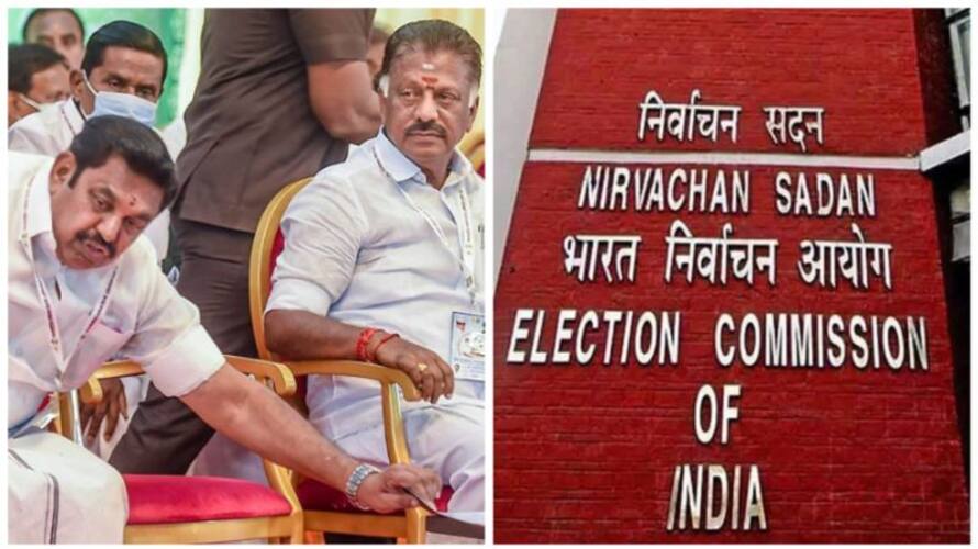 AIADMK General Secretary EPS.. Submission of documents to the Election Commission AIADMK General Secretary EPS.. Submission of documents to the Election Commission