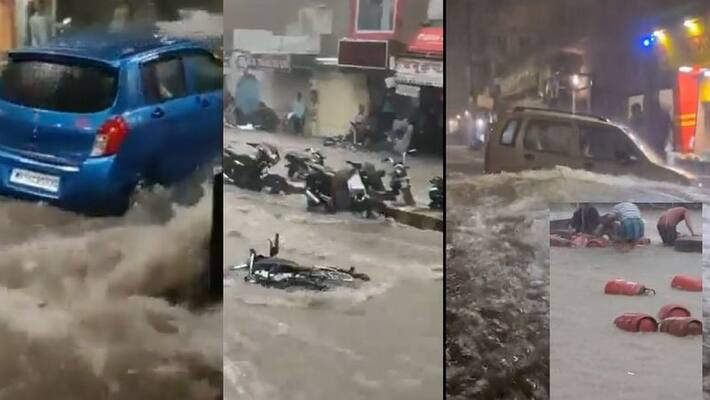 car bike washed away watch viral videos of jodhpura rain akb car bike washed away watch viral videos of jodhpura rain akb