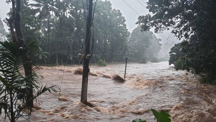 Heavy rain in southern part of Kerala Heavy rain in southern part of Kerala