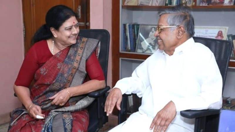 Aiadmk Panruti Ramachandran against speech eps after sasikala meeting