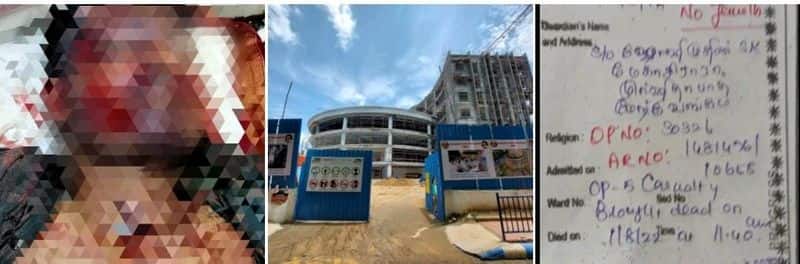 A worker died while working on the building of kalaingar  library under construction in Madurai