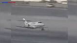 shocking plane crash landing video viral KPZ