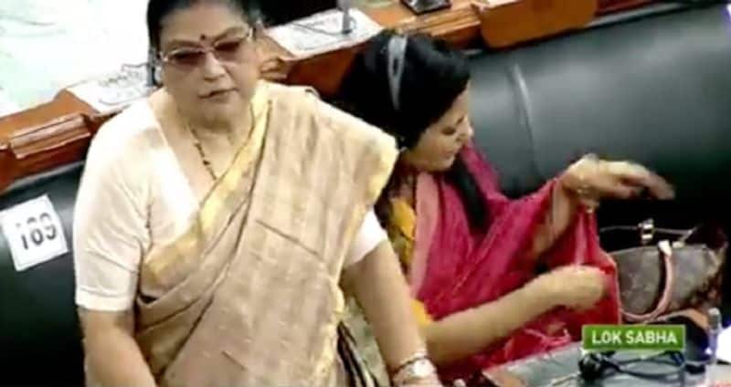 Mahua Moitra of the TMC, did she conceal her Louis Vuitton tote during the price hike discussion?