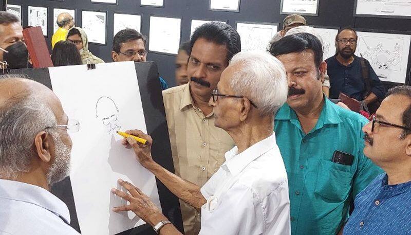 pinarayi vijayan have a good laugh said veteran cartoonist sukumar