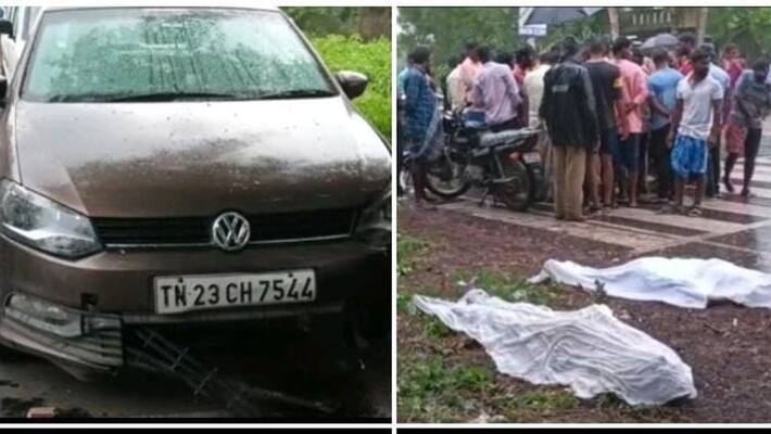 3 killed in a car accident in Arakkonam public protest 3 killed in a car accident in Arakkonam public protest