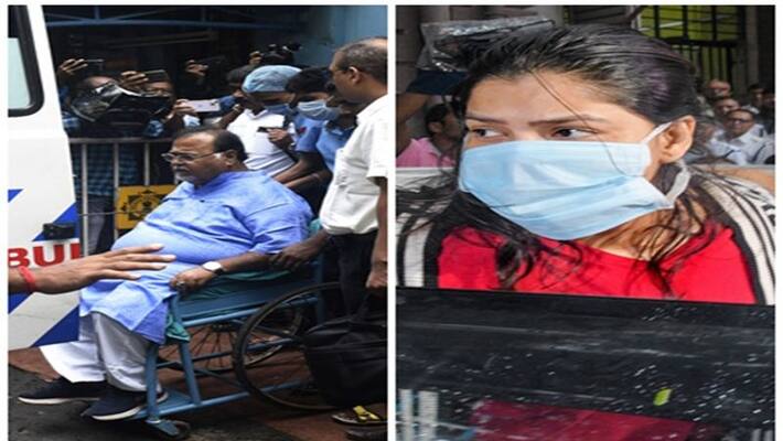 West Bengal SSC Scam Partha Chatterjee in AC car and Arpita Mukherjee in Prison Van ANBSS West Bengal SSC Scam Partha Chatterjee in AC car and Arpita Mukherjee in Prison Van ANBSS
