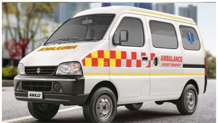A 13-year-old boy who took the ambulance to the hospital because of fever.. A 13-year-old boy who took the ambulance to the hospital because of fever..
