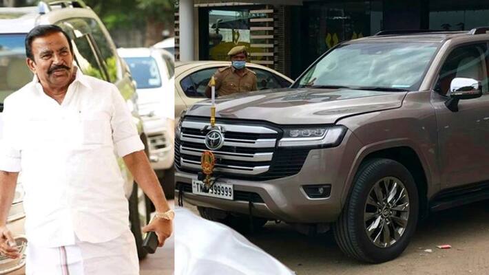 minister KN Nehru bought Toyota Land Cruiser LC300 minister KN Nehru bought Toyota Land Cruiser LC300