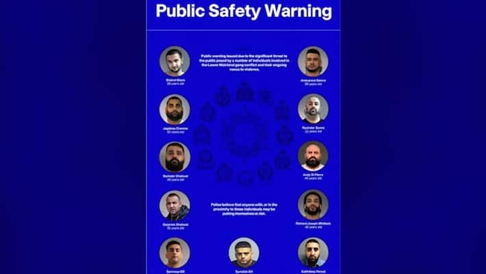 9 Indian-origin men on most violent gangster list of Canada Police gcw 9 Indian-origin men on most violent gangster list of Canada Police gcw