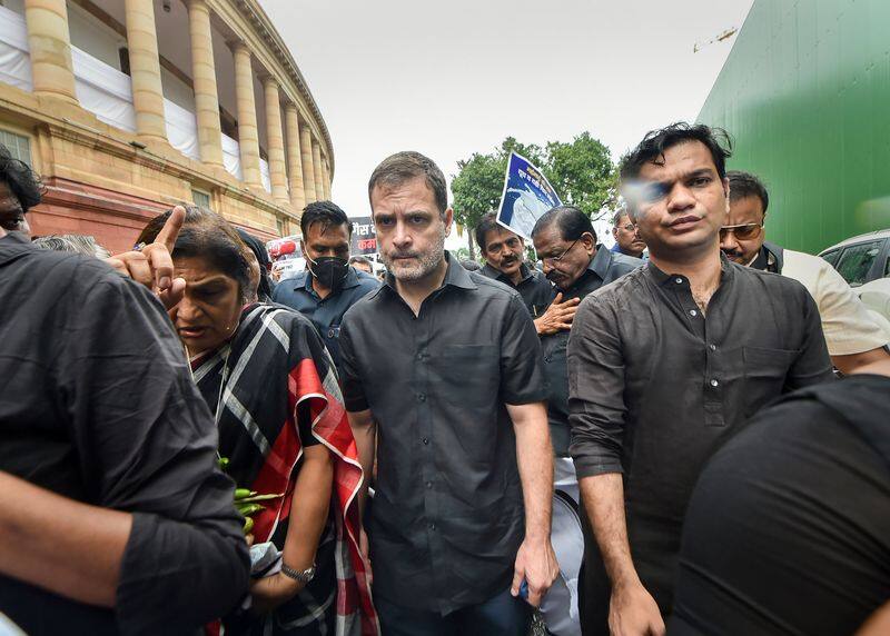 Rahul Gandhi Detained in Delhi Amid Protests by the Congress