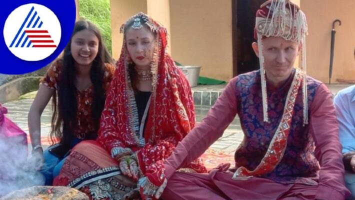 russia man marries his ukraine girl friend in himachal pradesh shows a viral video russia man marries his ukraine girl friend in himachal pradesh shows a viral video